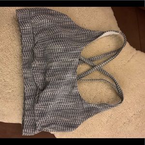 Lululemon grey energy bra